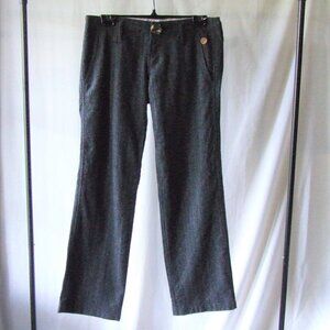 Hugo Boss pants grey wool pinstripe Joyce style women's trousers fall winter